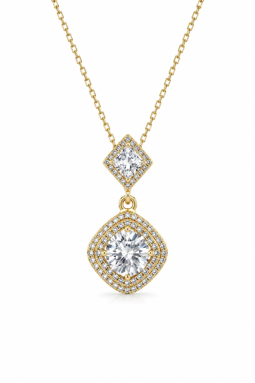 Elegant Gold Sparkle Pendant