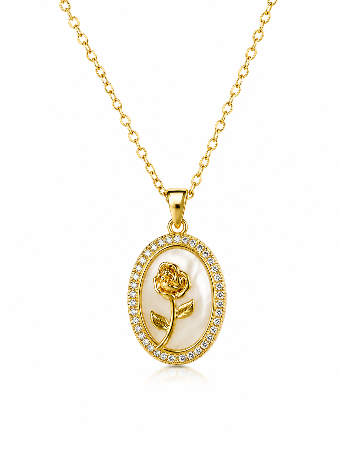 Elegant Rose Pendant