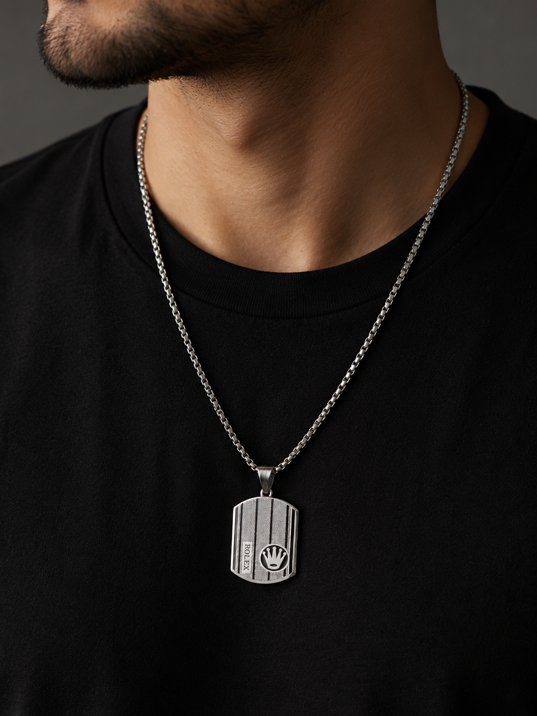 Rolex Silver Chain for Men