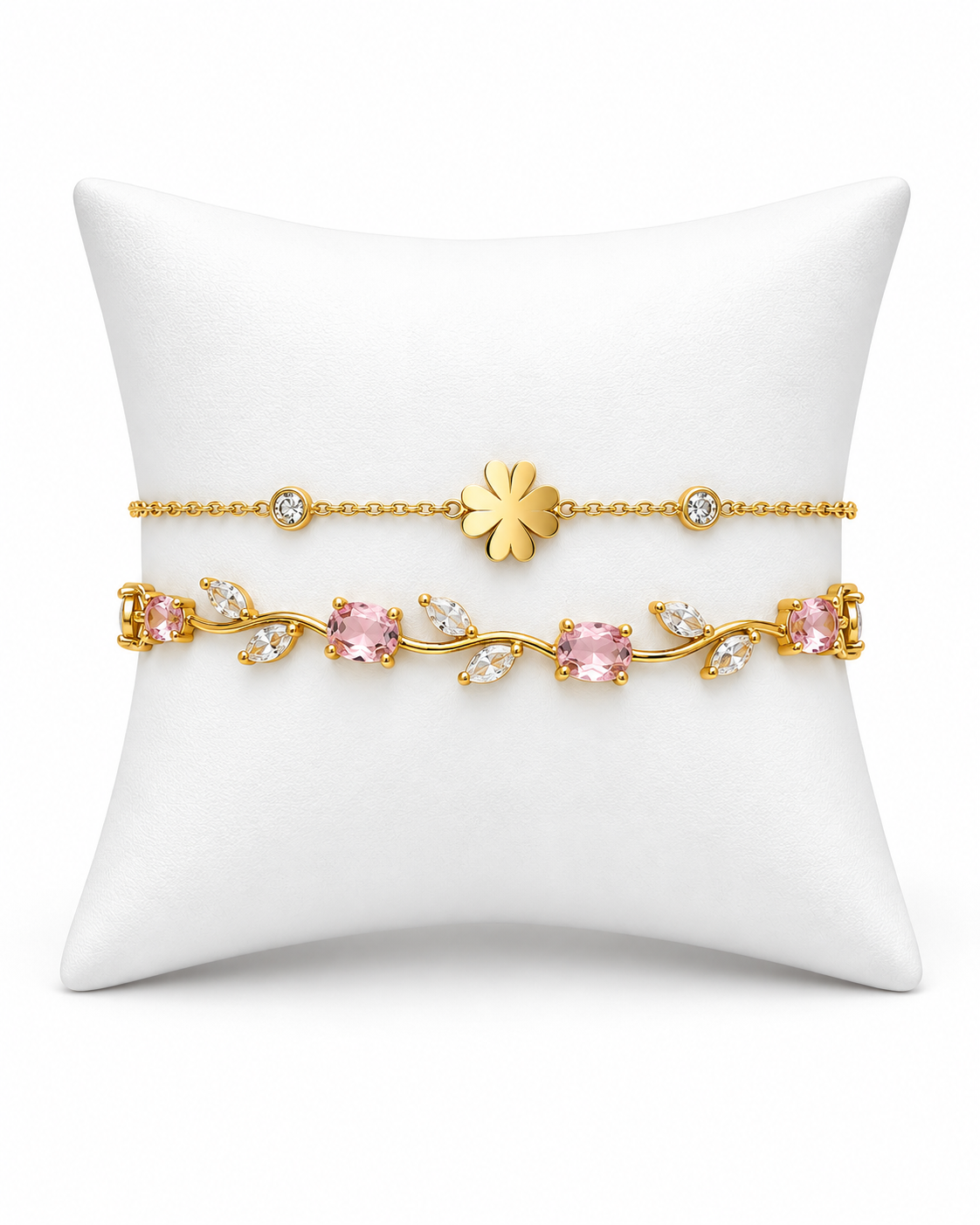 Bloom & Blush Bracelet Stack