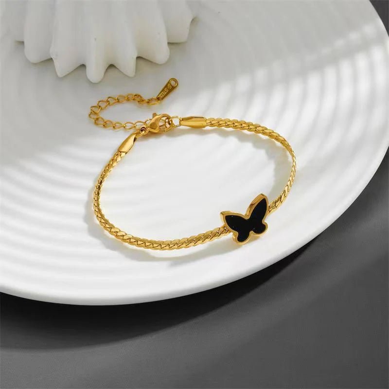 Butterfly Flutter Chain Bracelet