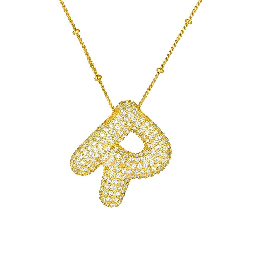 R Bubble Necklace