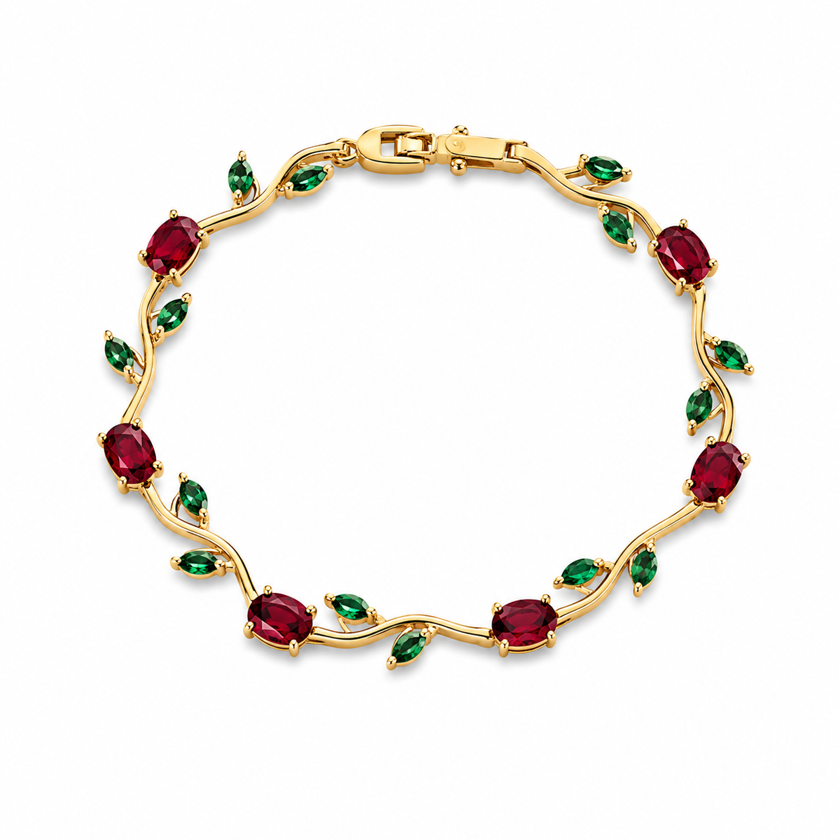 Tulip Bracelet (Red & Green)