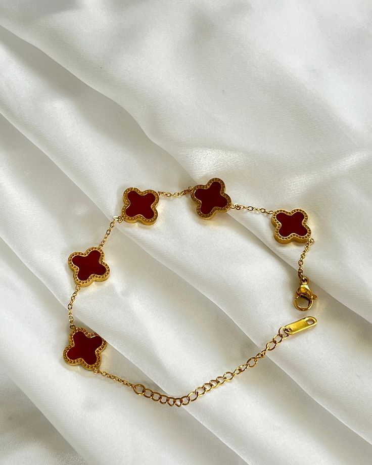 Red Clover Bracelet